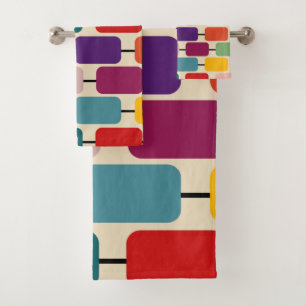 Bauhaus Abacus   Bath Towel Set