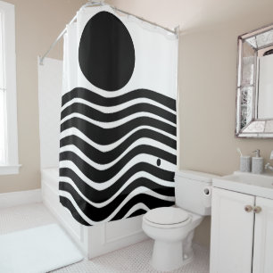 Bauhaus Abstract Shower Curtain
