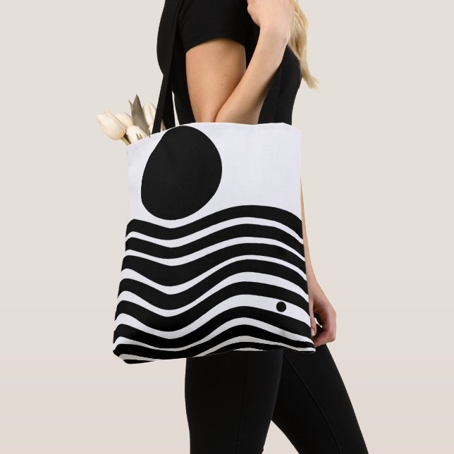 Bauhaus Abstract  Tote Bag (Close Up)