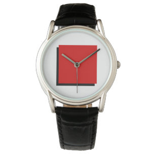 Bauhaus Art Composition Red Square Watch