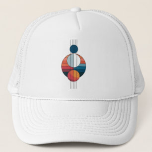 Bauhaus Art in five lines and spheres Trucker Hat