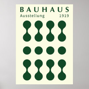 Bauhaus Ausstellung 1919 Shape Print, home decor 