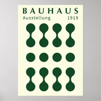 Bauhaus Ausstellung 1919 Shape Print, home decor