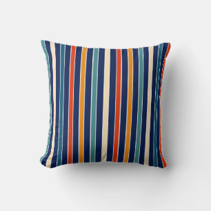 Bauhaus Ausstellung Retro Stripes Cushion