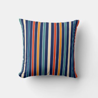 Bauhaus Ausstellung Retro Stripes Cushion