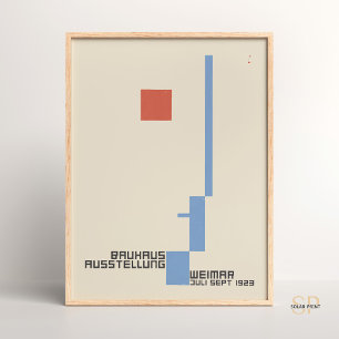 Bauhaus Ausstellung Weimar 1923 Exhibition Affiche Poster