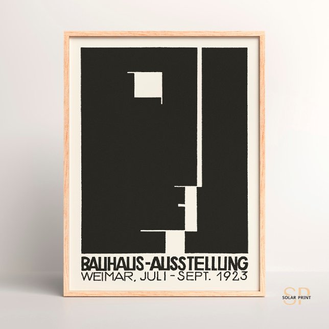 Bauhaus Austellung 1923 Artistic Modern Exhibition Poster (Creator Uploaded)