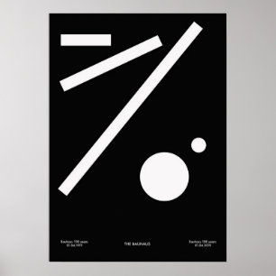 bauhaus, bauhaus design, modern design, geometric  poster