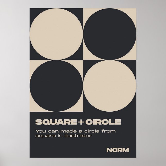 bauhaus, bauhaus design, modern design, geometric  poster (Front)