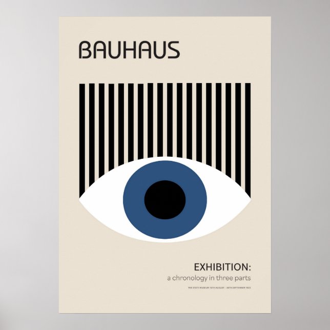 bauhaus, bauhaus design, modern design, geometric  poster (Front)