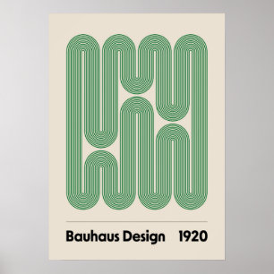 bauhaus, bauhaus design, modern design, geometric poster