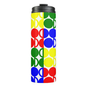Bauhaus Circles  Thermal Tumbler