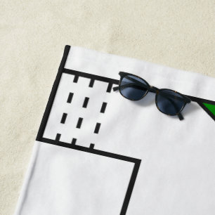 Bauhaus Circuits  Beach Towel