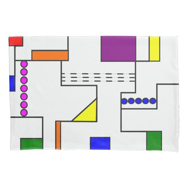 Bauhaus Circuits  Pillowcase (Front)