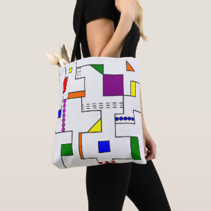 Bauhaus Circuits Tote Bag