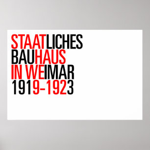 Bauhaus collection poster