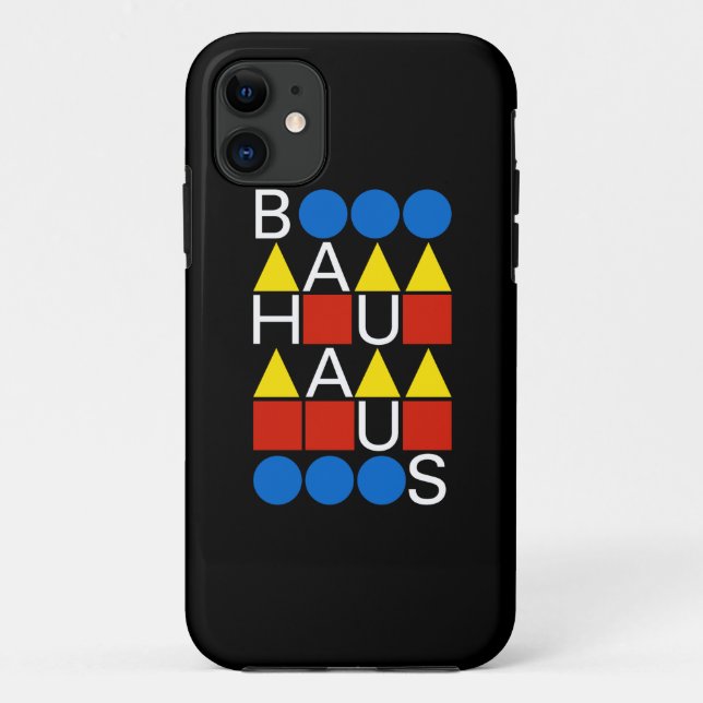 Bauhaus collection white case iphone (Back)