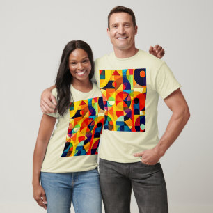 Bauhaus Colour Geometry Design T-Shirt