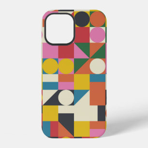 Bauhaus composition artwork made with Vintage abst iPhone 12 Case