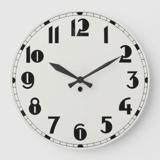 Bauhaus Design Wall Clock (Front)