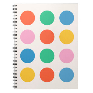 Bauhaus Dots Abstract Design Notebook