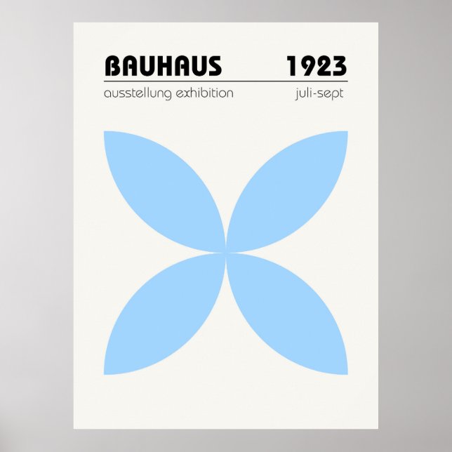 Bauhaus Exhibition Poster 1923 (Front)