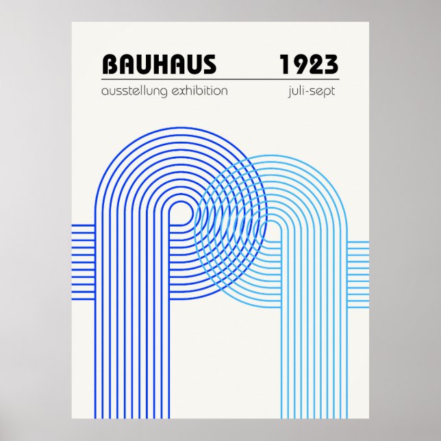 Bauhaus Exhibition Poster 1923 (Front)