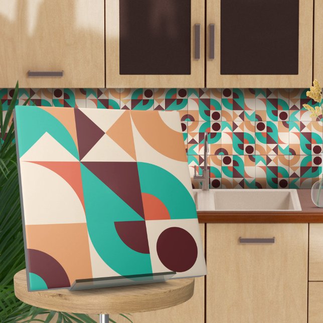 Bauhaus geometric abstract N2 Ceramic Tile (Creator Uploaded)