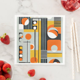 Bauhaus Geometric Design 01 Perfect For Napkin