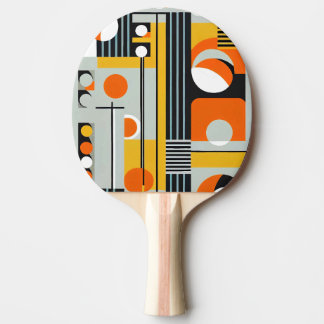 Bauhaus Geometric Design 01 Perfect For Ping Pong Paddle