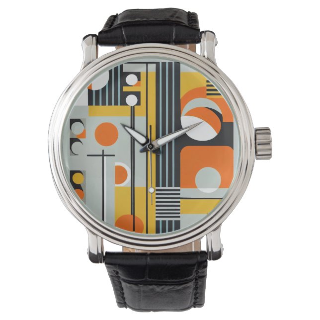 Bauhaus Geometric Design 01 Perfect For Watch (Front)