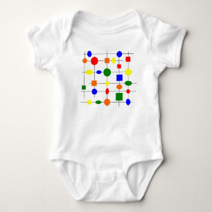 Bauhaus Grid  Baby Bodysuit