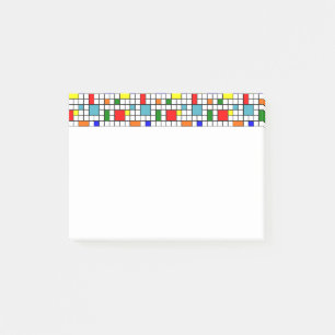Bauhaus Grid Post-it Notes