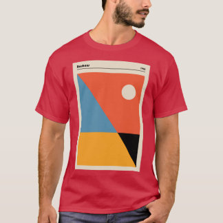 Bauhaus homage Modern Gallery Abstract Colourful S T-Shirt
