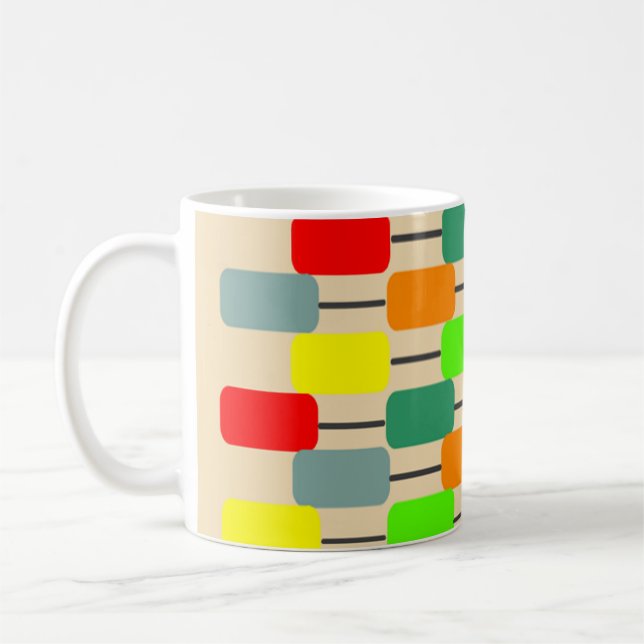 Bauhaus Inspired Coffee Mug (Left)