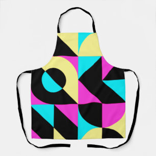 Bauhaus Inspired Geometric Pattern apron