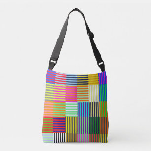 Bauhaus Inspired Optics Crossbody Bag
