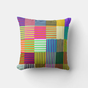 Bauhaus Inspired Optics Cushion