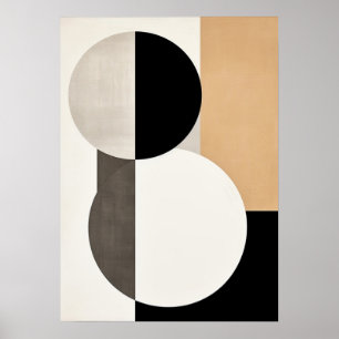 bauhaus, modernist, minimal, geometric, abstract, poster