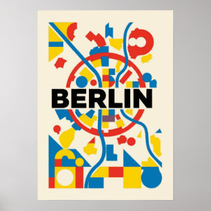 bauhaus, modernist, minimal, geometric, abstract,  poster