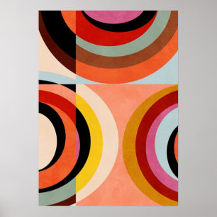 bauhaus, modernist, minimal, geometric, abstract, poster