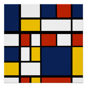 bauhaus pattern abstract geometric art painting mo poster