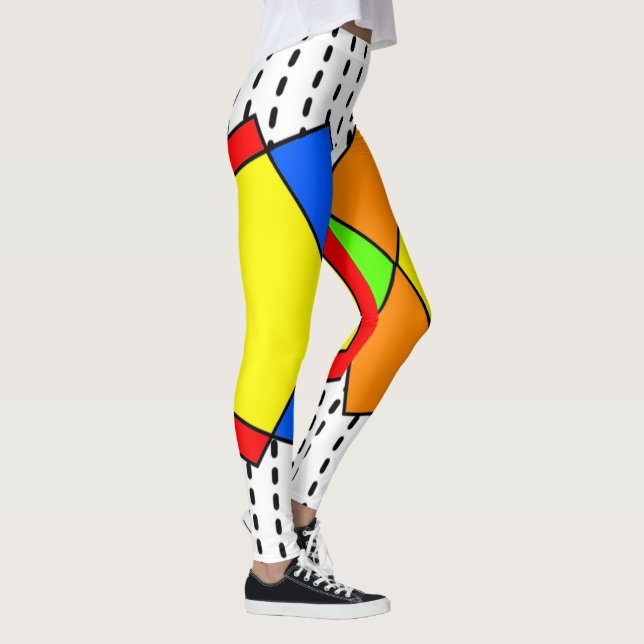 Bauhaus Pentagons  Leggings (Right)