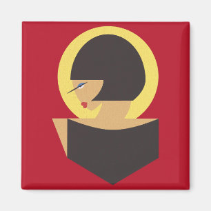Bauhaus portrait magnet