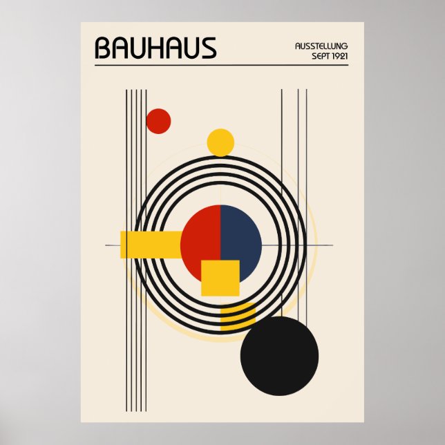 Bauhaus Poster (Front)