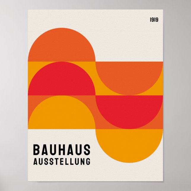 Bauhaus Poster, Bauhaus Exhibition 1919 B19 Poster (Front)