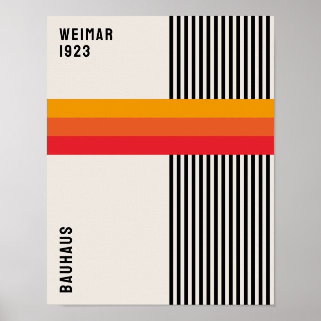 Bauhaus Poster, Bauhaus Exhibition 1923 B31 Poster (Front)