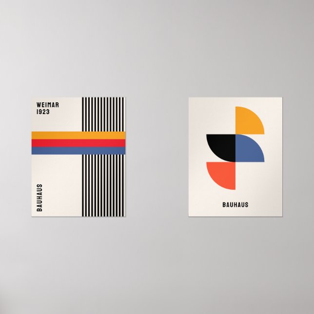 Bauhaus Poster Exhibition Poster Set (Front)