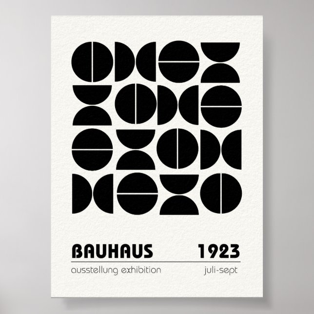 Bauhaus Poster Wall Art (Front)