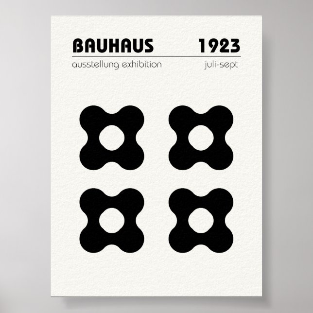 Bauhaus Poster Wall Art (Front)